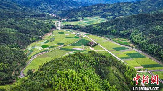 图为三明市建宁县生态田园。　三明市委宣传部供图